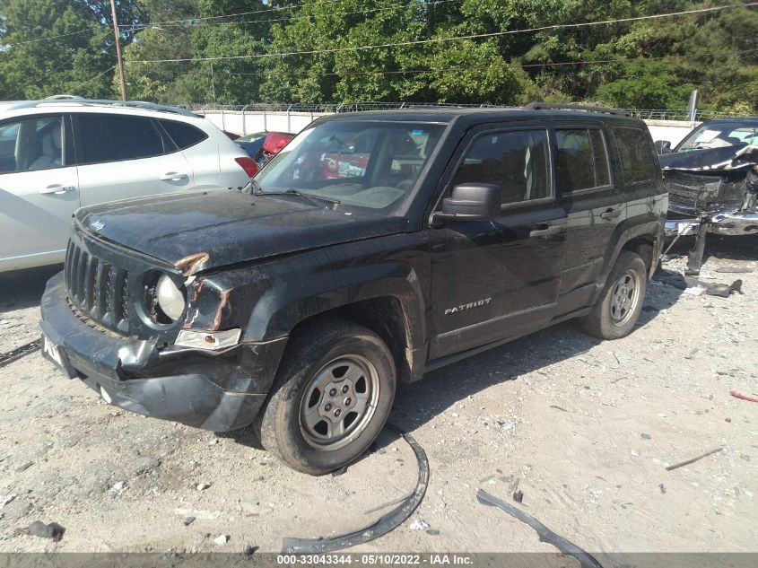 2013 JEEP PATRIOT SPORT 1C4NJRBB4DD182645