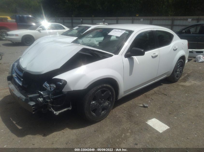 2013 DODGE AVENGER SE 1C3CDZAB8DN621988