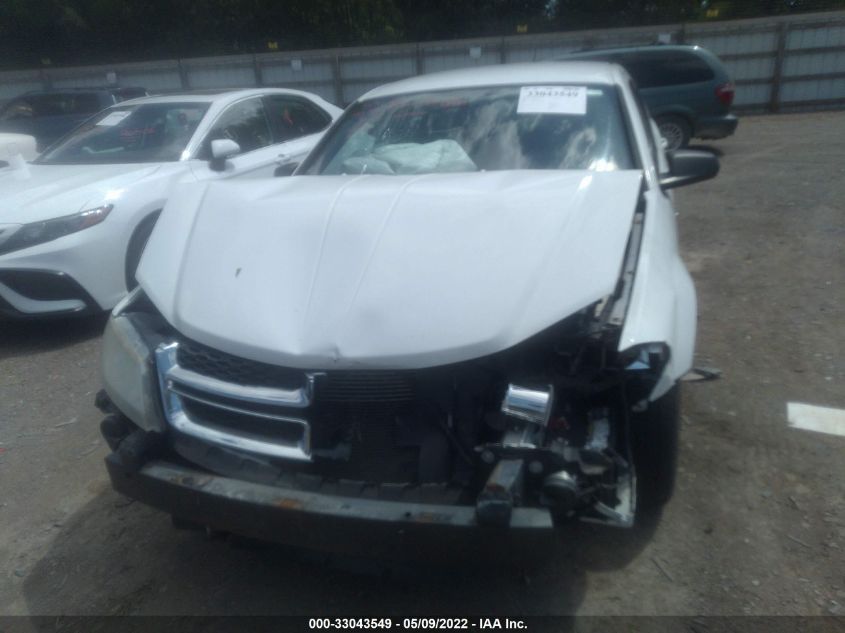 2013 DODGE AVENGER SE 1C3CDZAB8DN621988