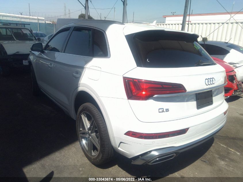 2021 AUDI Q5 PREMIUM WA1G2AFY8M2048605