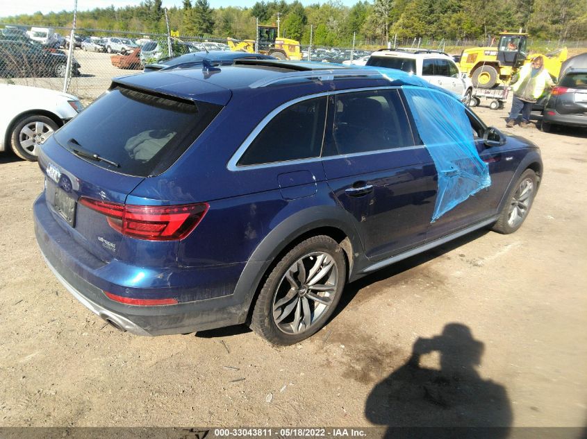 2018 AUDI A4 ALLROAD PREMIUM PLUS WA18NAF45JA232734