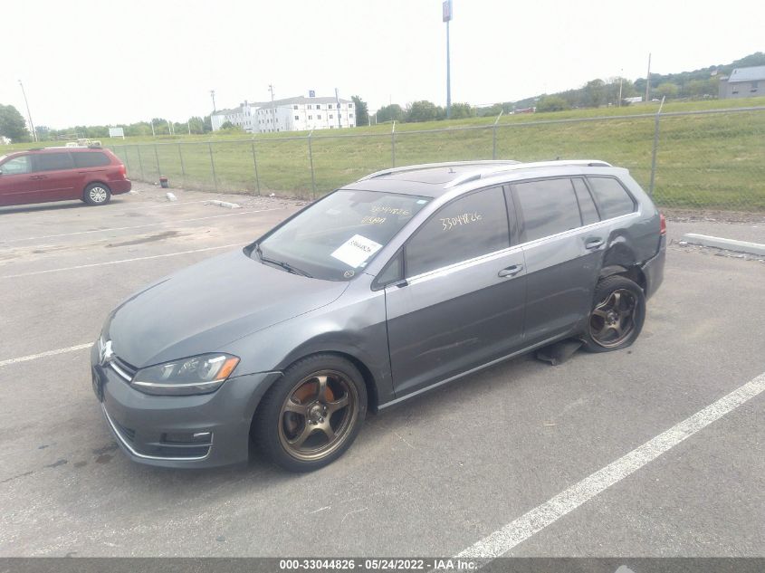 2015 VOLKSWAGEN GOLF SPORTWAGEN TDI SEL 3VWCA7AU7FM515956