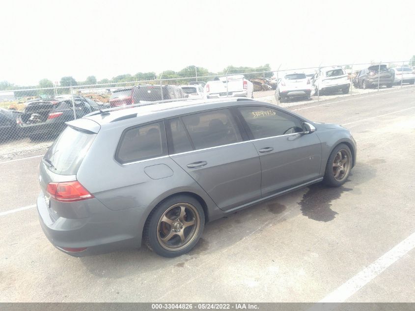 2015 VOLKSWAGEN GOLF SPORTWAGEN TDI SEL 3VWCA7AU7FM515956