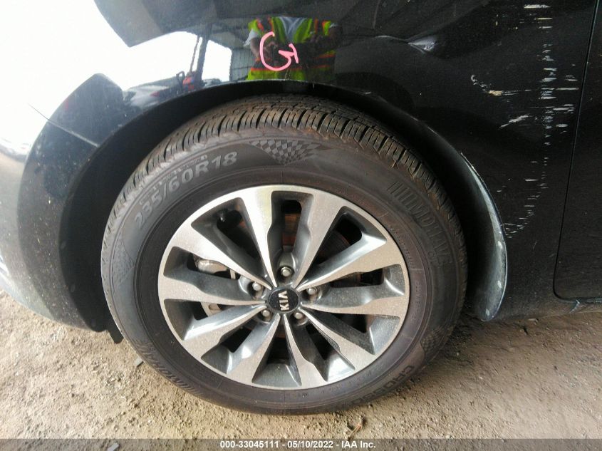 2015 KIA SEDONA SX KNDMC5C19F6031893