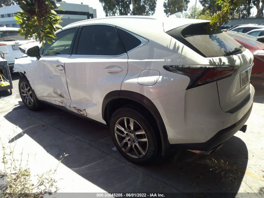 2016 LEXUS NX 200T JTJYARBZ2G2048532