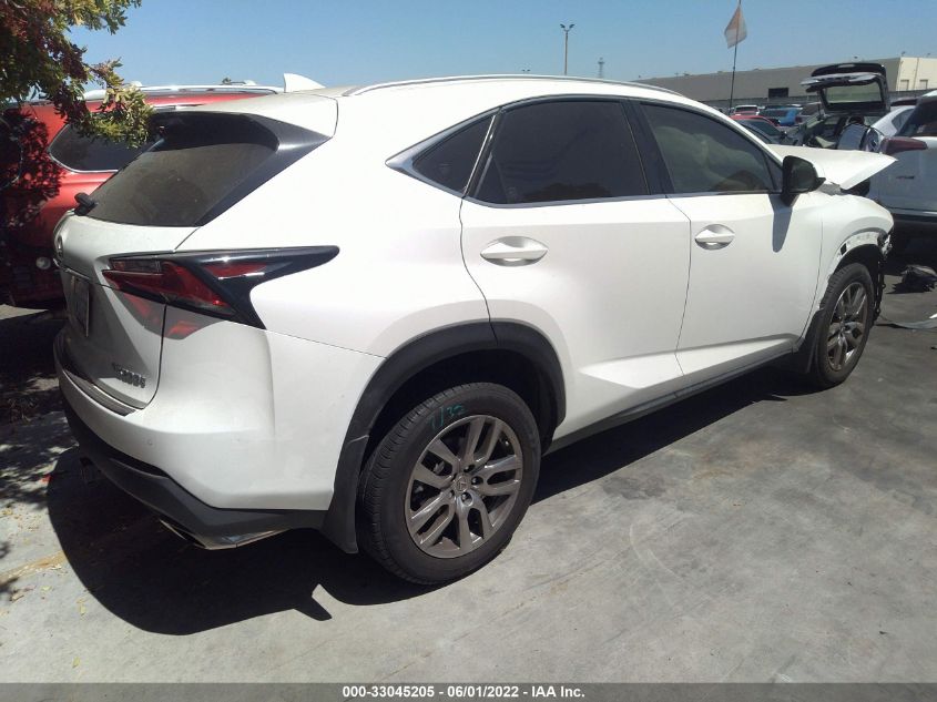 2016 LEXUS NX 200T JTJYARBZ2G2048532
