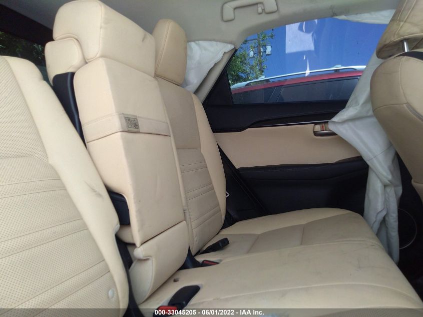 2016 LEXUS NX 200T JTJYARBZ2G2048532