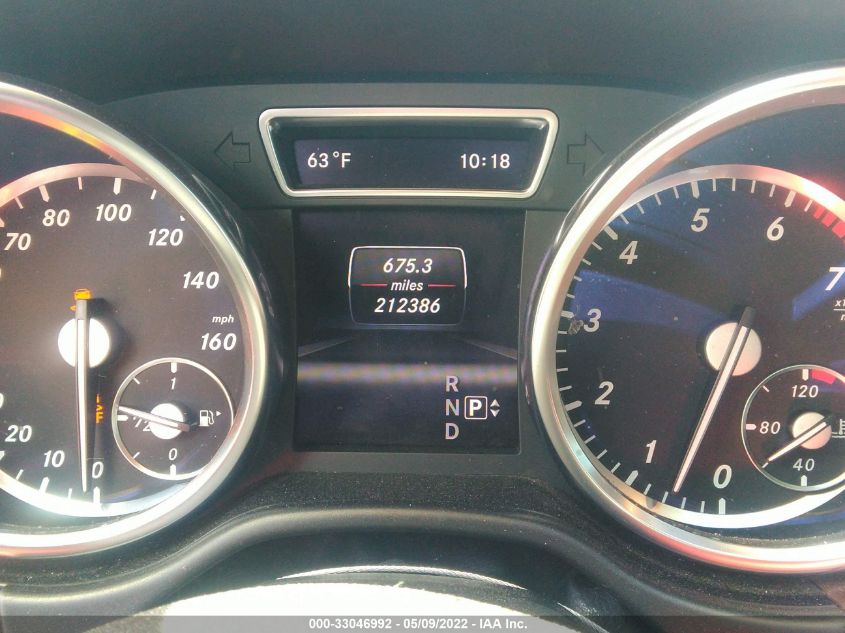 2013 MERCEDES-BENZ M-CLASS ML 550 4JGDA7DB1DA175758