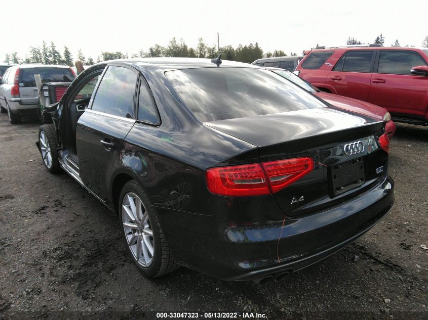 2016 AUDI A4 PREMIUM PLUS WAUFFAFL9GN001500