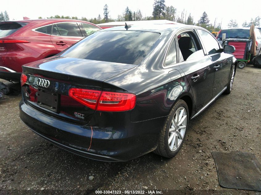 2016 AUDI A4 PREMIUM PLUS WAUFFAFL9GN001500
