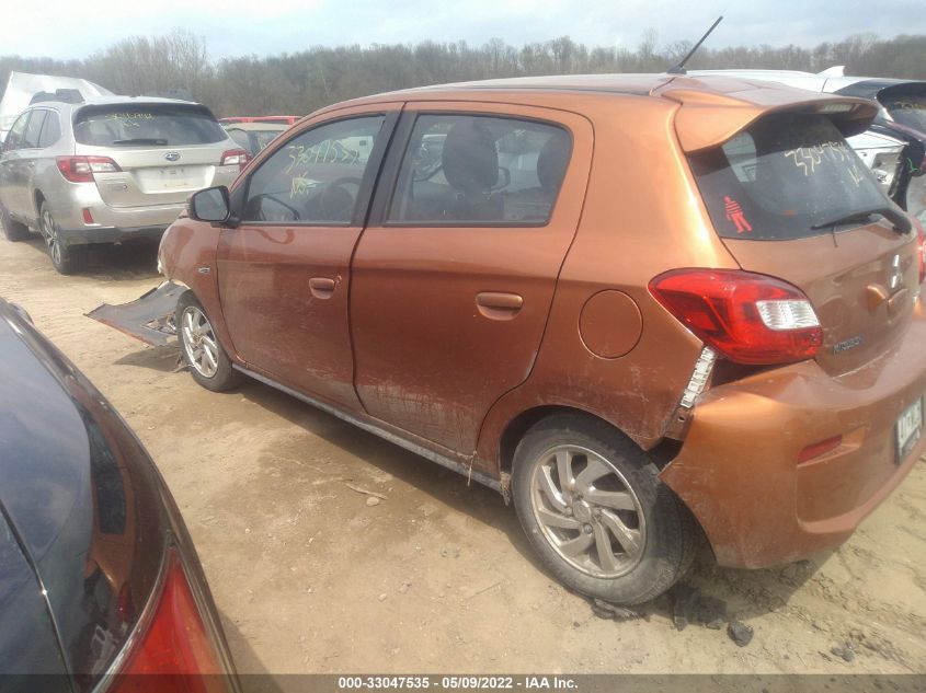 2017 MITSUBISHI MIRAGE SE ML32A4HJ0HH013339