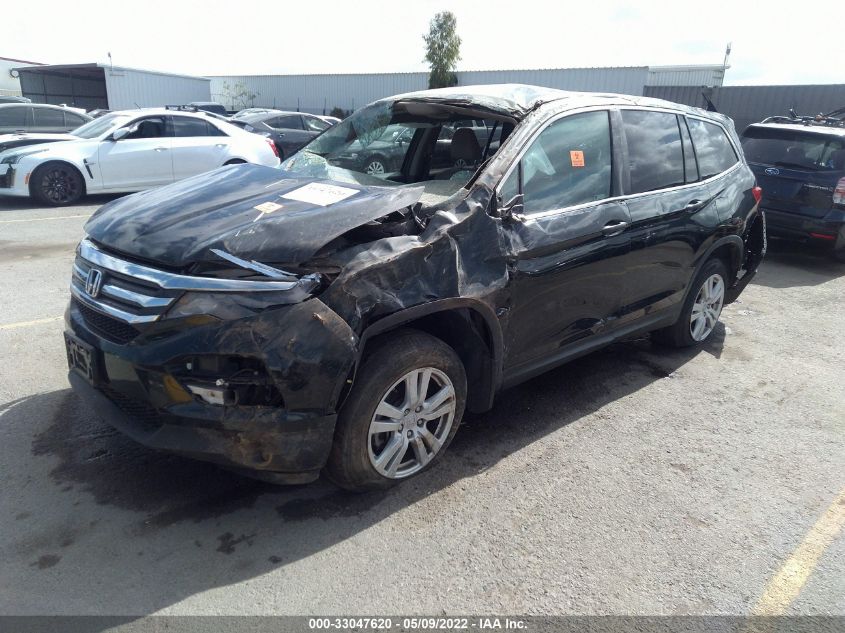 2018 HONDA PILOT LX 5FNYF5H10JB024703