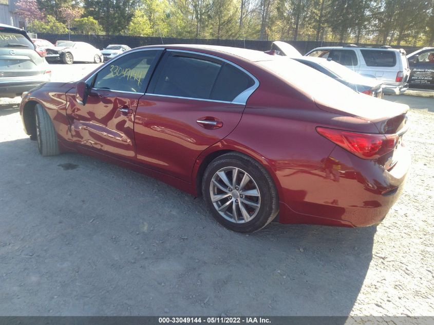 2014 INFINITI Q50 PREMIUM JN1BV7AR1EM693809