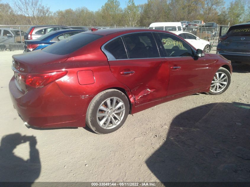 2014 INFINITI Q50 PREMIUM JN1BV7AR1EM693809