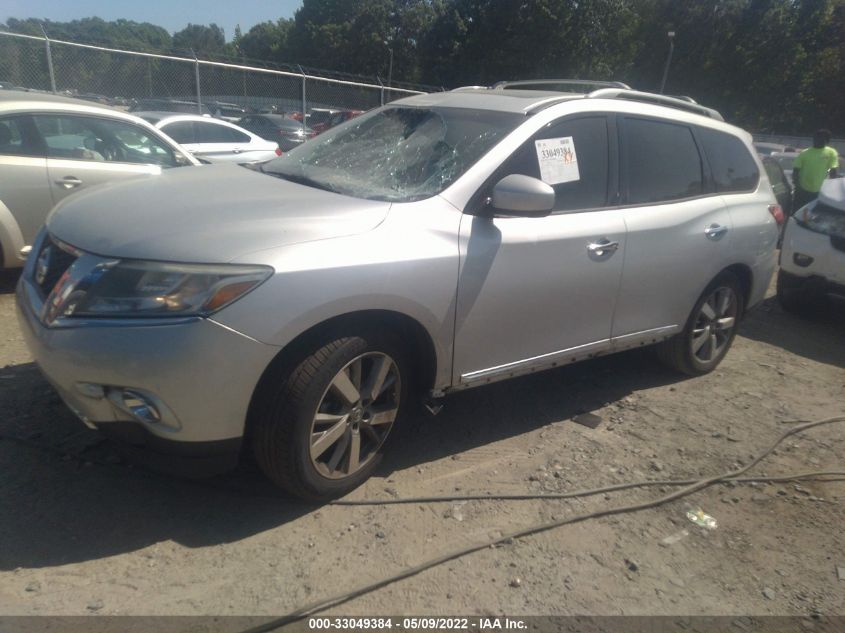 2013 NISSAN PATHFINDER PLATINUM 5N1AR2MM9DC684016