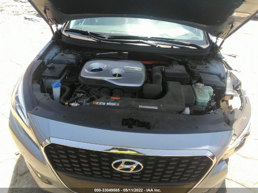 2016 HYUNDAI SONATA HYBRID SE KMHE24L17GA014702