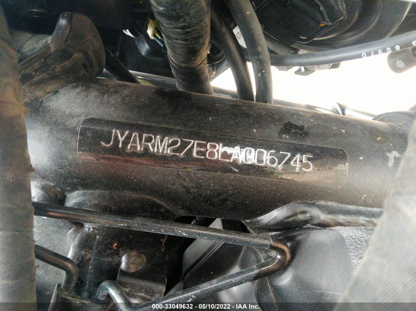 2020 YAMAHA MT07 JYARM27E8LA006745