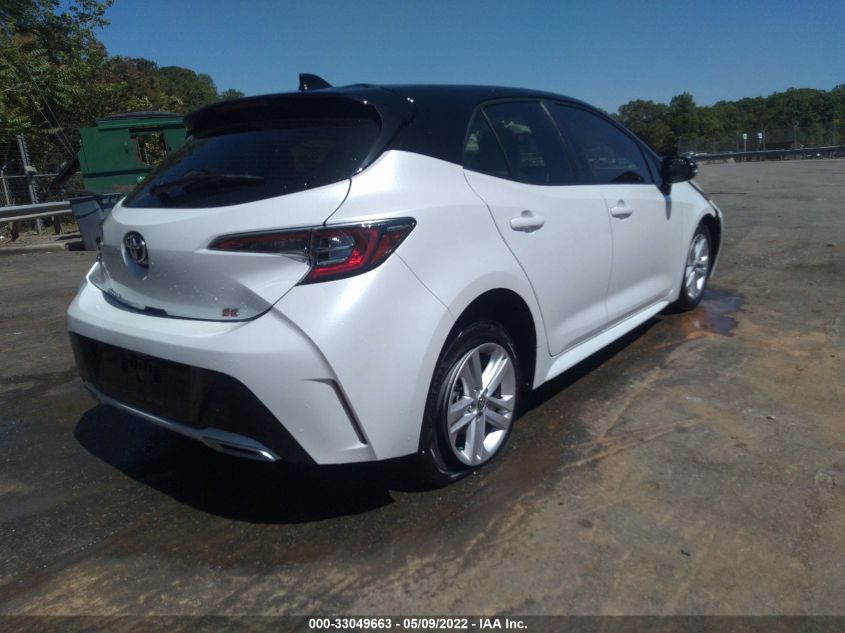 2022 TOYOTA COROLLA HATCHBACK SE/NIGHTSHADE/XSE JTND4MBE2N3150408