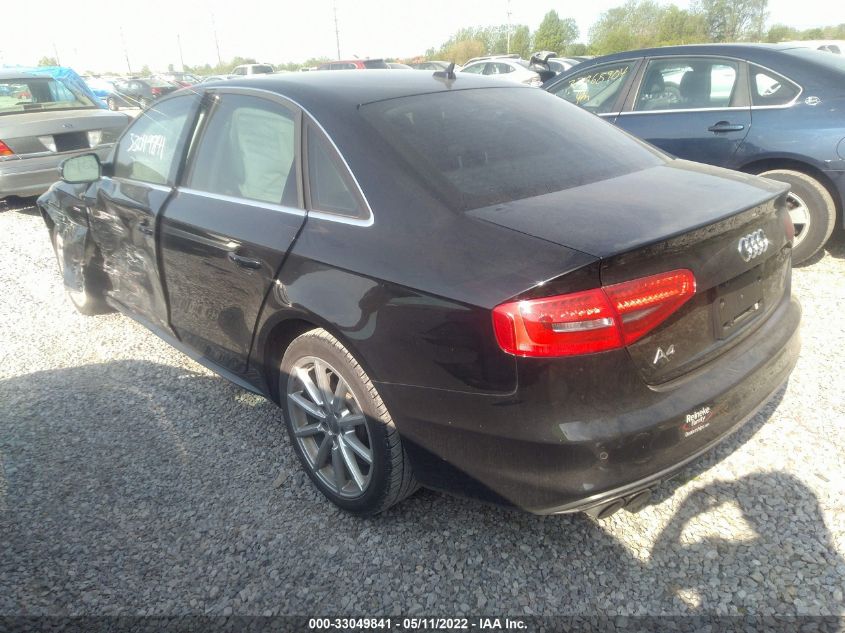 2015 AUDI A4 PREMIUM PLUS WAUEFAFL0FN034783