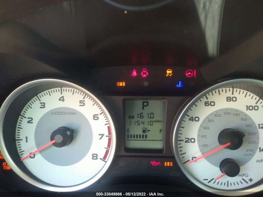 2013 SUBARU IMPREZA WAGON 2.0I PREMIUM JF1GPAC65D2894366