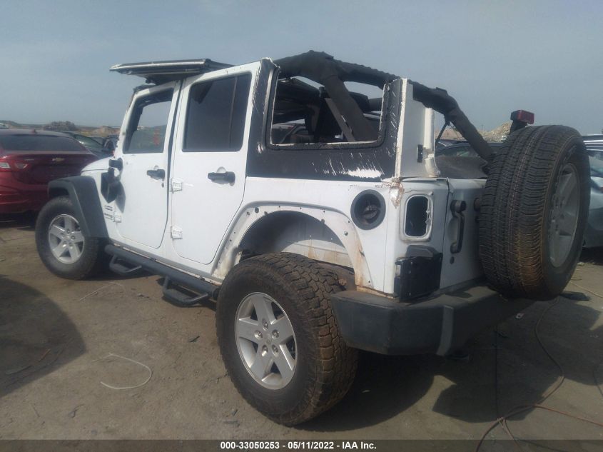 2018 JEEP WRANGLER JK UNLIMITED SPORT S 1C4BJWDG3JL909351