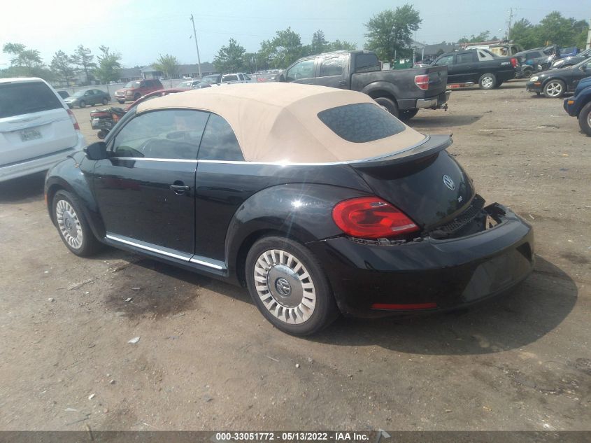 2013 VOLKSWAGEN BEETLE CONVERTIBLE 2.0L TDI W/SOUND/NAV 3VW5L7AT1DM828136