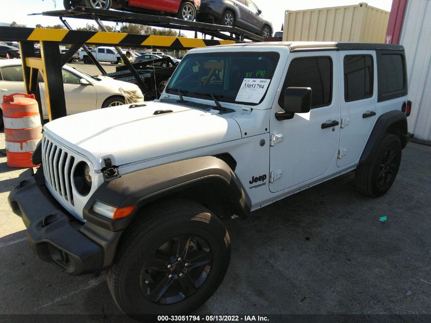 2020 JEEP WRANGLER UNLIMITED SPORT ALTITUDE 1C4HJXDN4LW116317