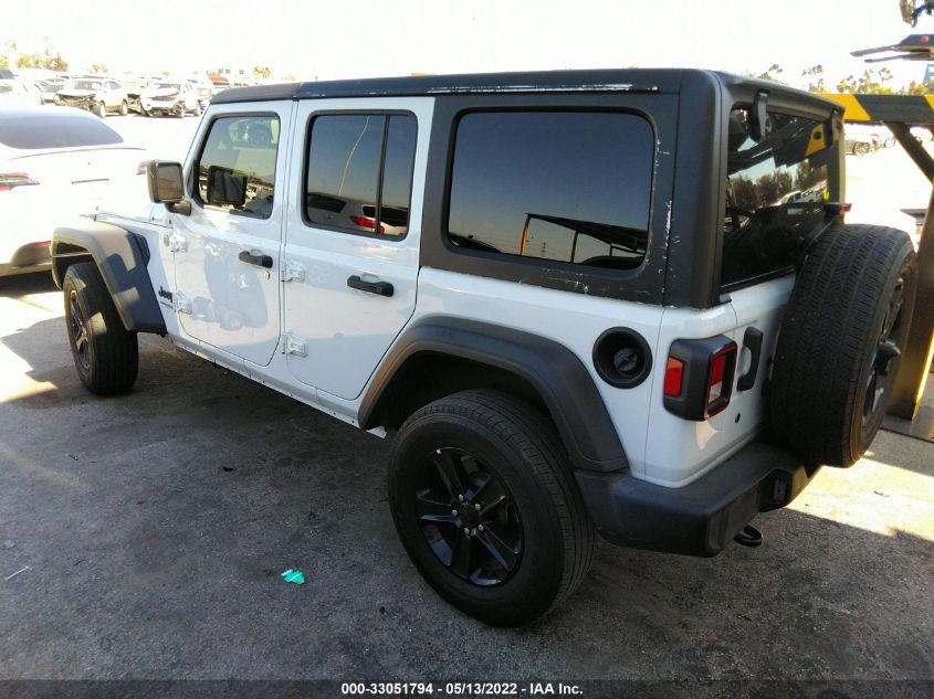 2020 JEEP WRANGLER UNLIMITED SPORT ALTITUDE 1C4HJXDN4LW116317