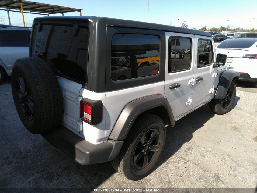 2020 JEEP WRANGLER UNLIMITED SPORT ALTITUDE 1C4HJXDN4LW116317