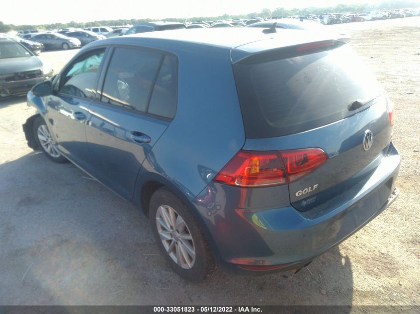 2016 VOLKSWAGEN GOLF TSI S 3VW217AU5GM038232