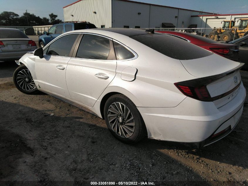 2021 HYUNDAI SONATA HYBRID LIMITED KMHL54JJXMA033676