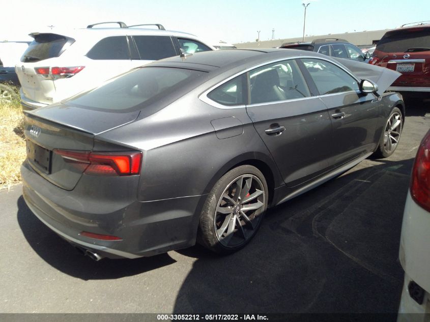 2018 AUDI S5 SPORTBACK PREMIUM PLUS WAUB4CF55JA062858