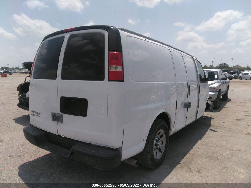 2014 CHEVROLET EXPRESS CARGO VAN 1GCSGAFX6E1104881