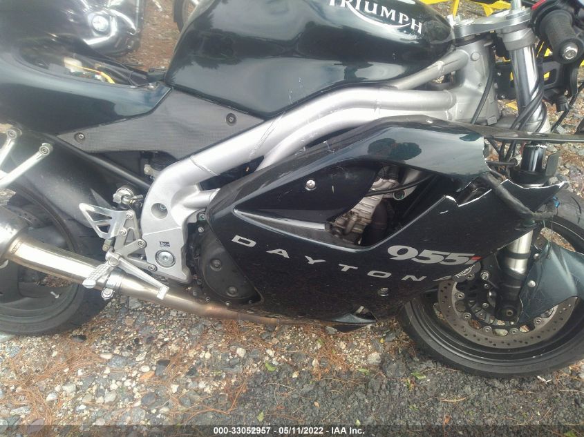 2002 TRIUMPH MOTORCYCLE DAYTONA 955I SMT502FP12J154933