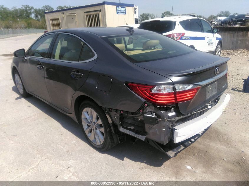 2013 LEXUS ES 300H HYBRID JTHBW1GG6D2013960
