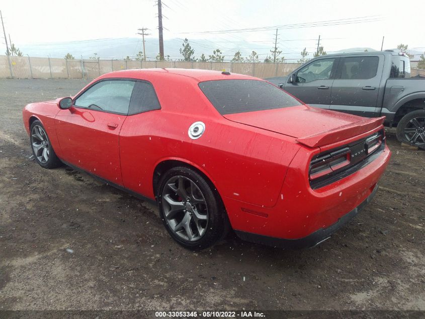 2015 DODGE CHALLENGER SXT 2C3CDZAG3FH822365