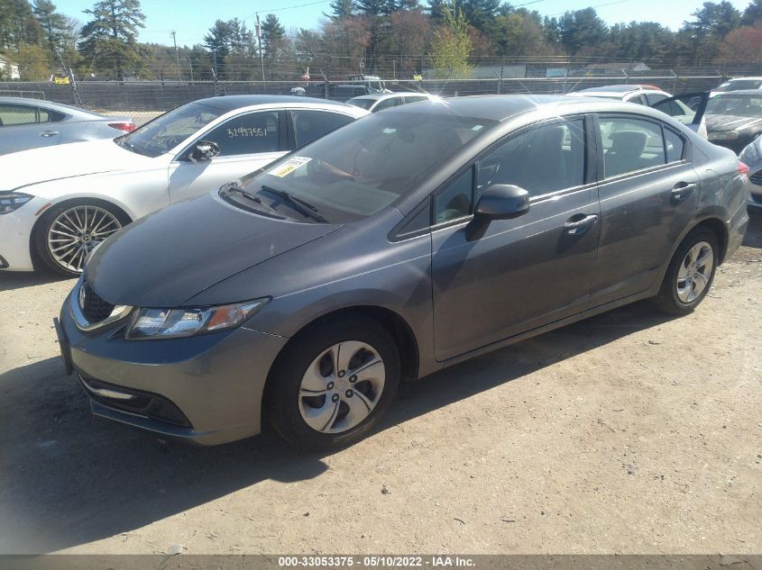 2013 HONDA CIVIC SDN LX 2HGFB2F56DH538899