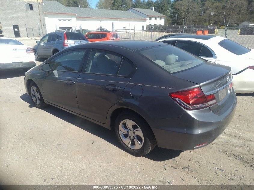 2013 HONDA CIVIC SDN LX 2HGFB2F56DH538899