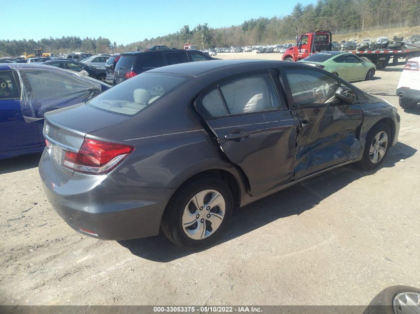 2013 HONDA CIVIC SDN LX 2HGFB2F56DH538899