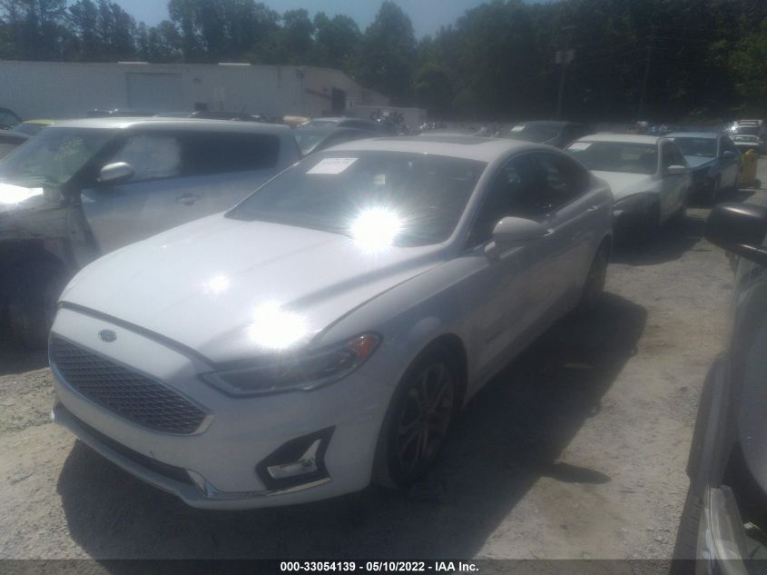 2019 FORD FUSION HYBRID TITANIUM 3FA6P0RUXKR273600