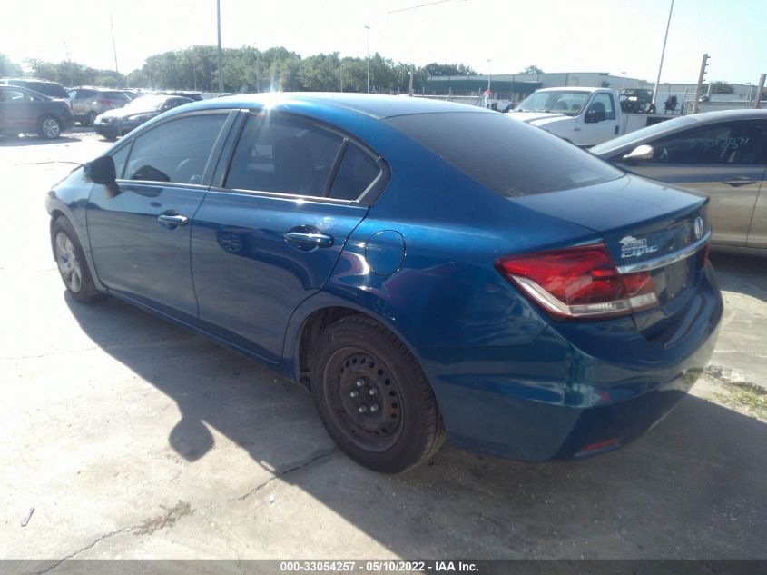 2013 HONDA CIVIC SDN LX 19XFB2F54DE074117