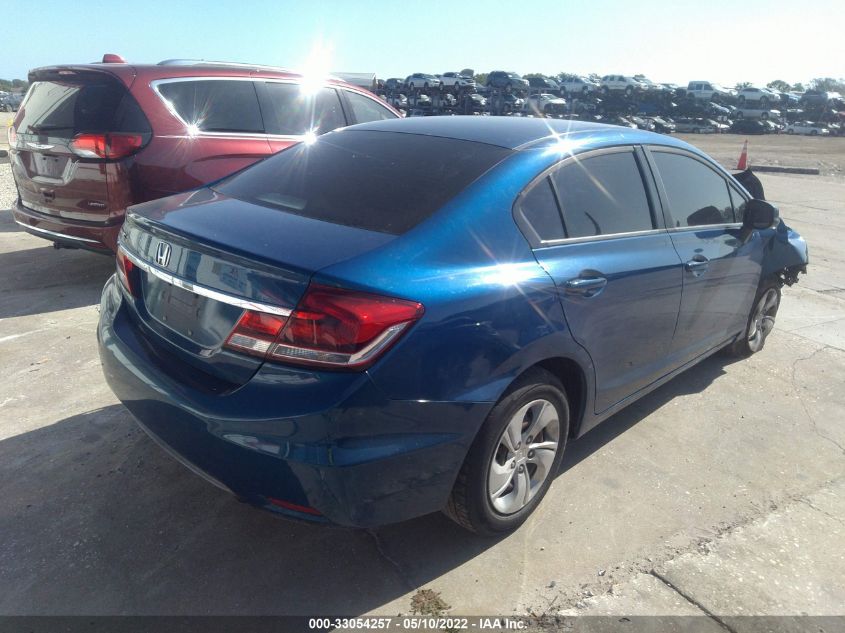 2013 HONDA CIVIC SDN LX 19XFB2F54DE074117