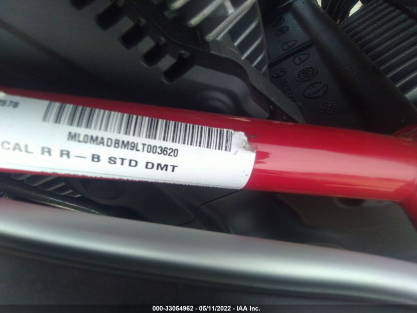2020 DUCATI MONSTER 797+ ML0MADBM9LT003620