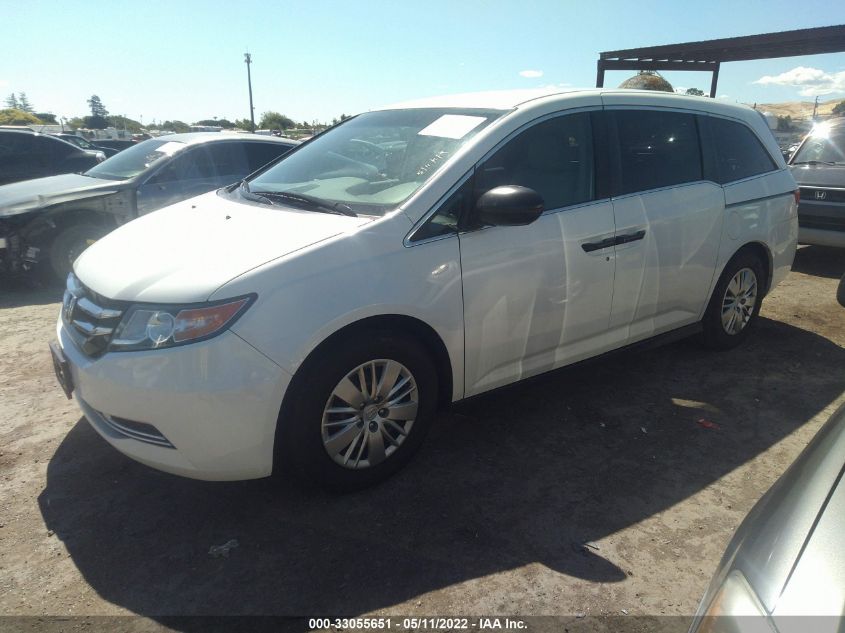2016 HONDA ODYSSEY LX 5FNRL5H2XGB061059