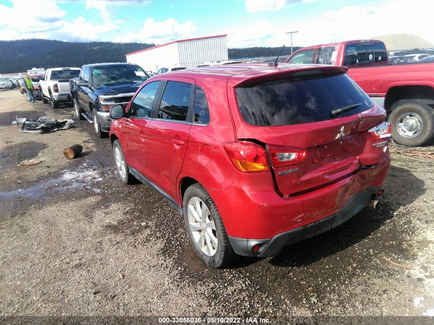 2014 MITSUBISHI OUTLANDER SPORT SE 4A4AR4AU4EE022427