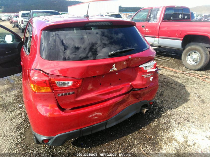 2014 MITSUBISHI OUTLANDER SPORT SE 4A4AR4AU4EE022427