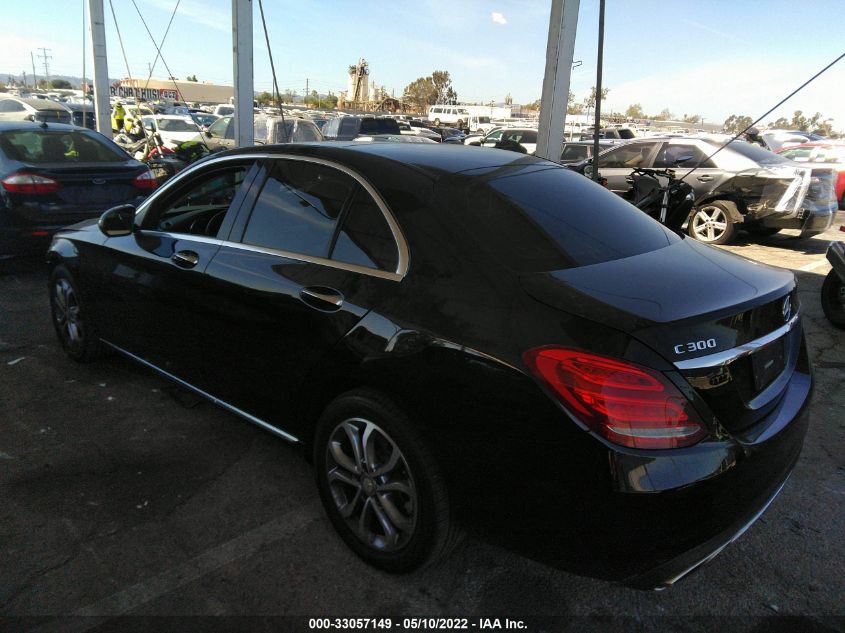 2017 MERCEDES-BENZ C-CLASS C 300 55SWF4KB4HU190315