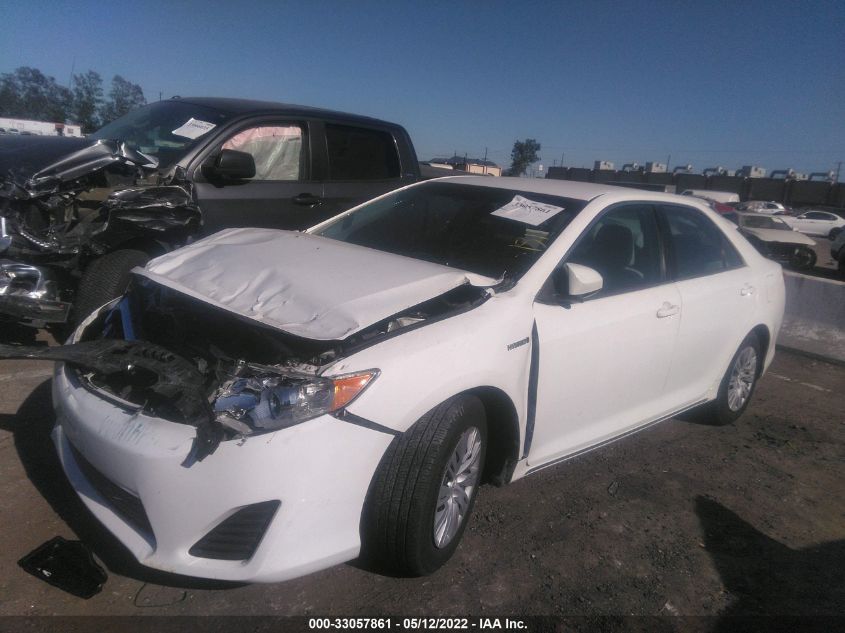 2013 TOYOTA CAMRY HYBRID LE/XLE 4T1BD1FK8DU089581