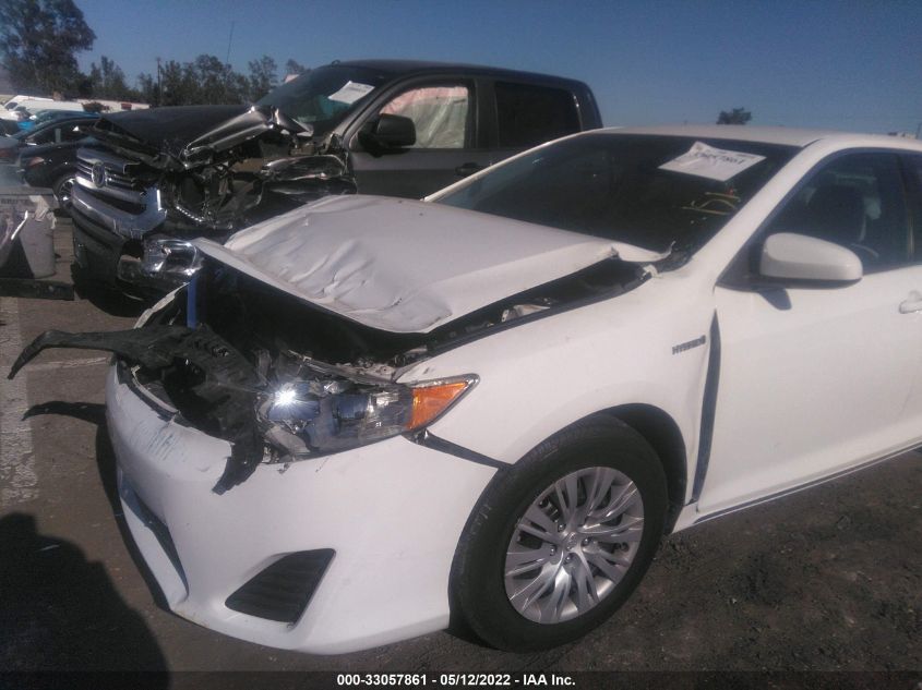 2013 TOYOTA CAMRY HYBRID LE/XLE 4T1BD1FK8DU089581