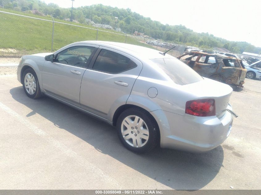2014 DODGE AVENGER SE 1C3CDZAB2EN180943